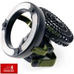 OUTDOOR MAN(アウトドアマン) FAN&WARM LIGHT KOLT-007B LEDランタン ファン 1台2役 乾電池式