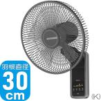 SKJ 壁掛け扇風機 | SKJ-K309WFR2 | 全2色 | 30cm 5枚羽根 | 3段階風量 | リモコン付 | エスケイジャパン 1年保証