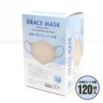 ショッピング接触冷感 不織布マスク 【120枚】ユニアークス | UHG-CGMB-PB | 冷感GRACE MASK バイカラー 1箱30枚入り×4箱 ピンクベージュ×グレイ | 3層フィルター マスク