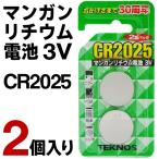 ボタン電池 2個セット CR2025 2P リチウムバッテリー 3V コイン電池 2個入パック 車用キーレスエントリー 腕時計 リモコン ラジオ等 ◇ ボタン電池 TCR2025-2S