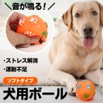 犬用ボール ワンちゃん 定番 ペット用 おもちゃ 足跡柄