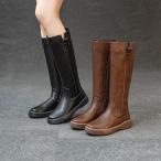 ロングブーツブーツレディース本革サ...