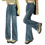  стрейч Denim брюки женский Denim низ свободно аккуратный весна зима осень большой размер маленький полный length прекрасный ножек ножек длина красивый . casual модный 