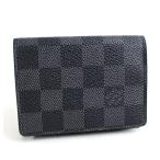 ルイヴィトン 名刺入れ カード入れ アンヴェロップ カルト ドゥ ヴィジット ダミエ グラフィット N63338 美品　カードケース　LV　r372