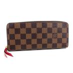 ショッピングダミエ ルイヴィトン 長財布 ポルトフォイユクレマンス ダミエ ラウンドファスナー長財布　美品  N60534  r451
