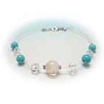 パワーストーン アンクレット ターコイズ の アンクレット 幸運を呼ぶ幸せの石 パワーストーン