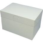 A54140 ロックBOX 120 ホワイト 5×7(200枚)150×210×120mm 洋菓子・生菓子用 白色 ケーキ箱 パッケージ中澤