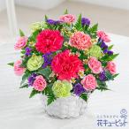母の日 ギフト まだ間に合う 2023 プレゼント カーネーション 60代 70代 花キューピットの華やかなアレンジメント