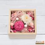 【母の日プリザーブドフラワー】花キューピット【日付指定可】 プレゼント 母の日 誕生日 和風のキュートなプリザーブドフラワーボックス