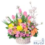 【卒園卒業・入園入学祝い】花キューピット お祝い 入学 卒業 就職 退職 記念日 桜のアレンジメント