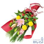 【お正月】花キューピット 花 新年 賀正 年賀 正月飾り 玄関 巳年 迎春 お正月の花束