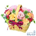結婚祝い 夫婦 祖父祖母 友人 門出 花 ギフト プレゼント ブライダル トルコキキョウのウッドバスケット