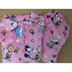 入荷　総柄　子供　スヌーピー　　　もこもこパジャマ　110　　　ピンク