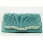  вечерняя сумочка формальный сумка бисер линия атлас клатч mint green 