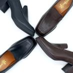 あしながおじさん スリッポン 厚底ローファー マニッシュ ローファー パンプス チャンキーヒール 本革 レザー レディース 2810559