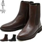 ブーツ レディース 厚底 ブラック 黒 あしながおじさん サイドゴアブーツ ショートブーツ 本革 レザー レディース 全3色 22.5cm-24.5cm 3220025