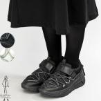 あしながおじさん 厚底スニーカー アウトドア コードスニーカー レディース 全3色 S-LL 黒 白 ブラック ホワイト 5510031