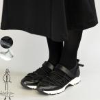 あしながおじさん 厚底スニーカー メリージェーン コードスニーカー レディース 全3色 S-LL 黒 銀 ブラック シルバー 7210141