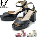 by あしながおじさん 厚底サンダル ミュール サンダル チャンキーヒール レディース 全4色 22.5-24.5 8980703