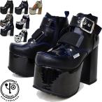 ヨースケ 厚底 ブーツ YOSUKE ショートブーツ チャンキーヒール レディース 2601007