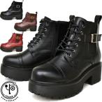 ショッピング厚底 ブーツ レディース 厚底 ブラック 黒 ヨースケ 厚底 ブーツ YOSUKE レースアップブーツ 厚底ブーツ レディース 6310014