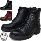 ヨースケ 厚底 ブーツ YOSUKE レースアップブーツ ショート レディース 8270020