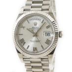 ロレックス ROLEX デイデイト40 228239 ランダム番 自動巻 K18WG無垢 腕時計 メンズ シルバー ホワイトゴールド ウォッチ オートマチック 中古 店頭受取対応商品