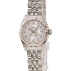 【3年保証】 ロレックス デイトジャスト 26 179174G OH済 D番 K18WG×SS ダイヤ 自動巻き レディース 腕時計