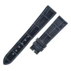 【3年保証】 パテックフィリップ 未使用 純正 クロコ ベルト ストラップ 17ｍｍ 紺 メンズ 腕時計