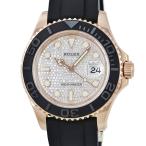 【3年保証】 ロレックス ヨットマスター 40 126655 K18エバーローズゴールド 純正ダイヤ ランダム番 パヴェ 自動巻き メンズ 腕時計