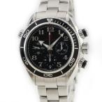 オメガ OMEGA シーマスター プラネットオーシャン オリンピック コレクション 222.30.38.50.01.003 ボーイズ 腕時計 自動巻き ブラック 中古