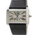 カルティエ Cartier タンクディヴァン LM W6300755 OH済 メンズ 腕時計 自動巻 ...