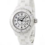 シャネル CHANEL J12 H0968 セラミック 白 レディース 腕時計 クオーツ ホワイト  ...