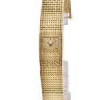 【3年保証】 ピアジェ スクエア ヴィンテージ 3831 H 24 OH済 K18YG無垢 シャンパン エンボス 角型 バングル 手巻き レディース 腕時計