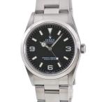 【3年保証】 ロレックス エクスプローラー1 14270 A番 黒 バー 自動巻き メンズ 腕時計