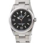 【3年保証】 ロレックス エクスプローラー1 114270 K番 ベンツ針 黒 自動巻き メンズ 腕時計