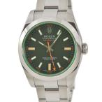 【3年保証】 ロレックス オイスターパーペチュアル ミルガウス 116400GV V番 黒 グリーンサファイヤガラス 自動巻き メンズ 腕時計