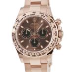 【3年保証】 ロレックス コスモグラフ デイトナ 116505 ランダム番 K18RG無垢 チョコレート＆ブラック 自動巻き メンズ 腕時計