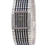 【3年保証】 ピアジェ ライムライト 9154N OH済 K18WG無垢 フルダイヤ＆サファイヤ 角型 手巻き メンズ レディース 腕時計