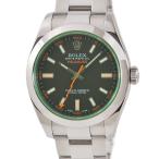 【3年保証】 ロレックス オイスターパーペチュアル ミルガウス 116400GV ランダム番 黒 グリーンサファイヤガラス 自動巻き メンズ 腕時計