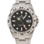 【3年保証】 ロレックス エクスプローラーII 216570 ランダム番 ベンツ針 黒 オレンジ GMT 自動巻き メンズ 腕時計