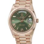 【3年保証】 ロレックス デイデイト 40 228235 未使用 ランダム番 K18RG無垢 オリーブ 緑 プレジデントブレス 自動巻き メンズ 腕時計