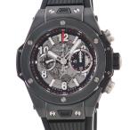 【3年保証】 ウブロ ビッグバン ウニコ ブラックマジック 411.CI.1170.RX マットブラックスケルトン 自動巻き メンズ 腕時計