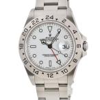 【3年保証】 ロレックス エクスプローラー2 16570 OH済 T番 白 GMT トリチウム ベンツ針 自動巻き メンズ 腕時計