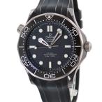 【3年保証】 オメガ シーマスター ダイバー300M CO-AXIAL マスタークロノメーター 210.92.44.20.01.001 黒 波模様 自動巻き メンズ 腕時計