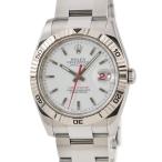 【3年保証】 ロレックス デイトジャスト ターノグラフ 116264 F番 K18WG×SS コンビ 白 赤針 自動巻き メンズ 腕時計