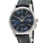 【3年保証】 オメガ デ ヴィル アワービジョン CO-AXIALマスタークロノメーター 433.33.41.21.03.001 オービス 青 自動巻き メンズ 腕時計