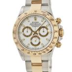 【3年保証】 ロレックス コスモグラフ デイトナ 116523 F番 K18YG×SS コンビ 白  ...