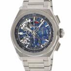 【3年保証】 ゼニス デファイ エルプリメロ21 95.9002.9004/78.R584 スケルトン 青 バー インナーベゼル 自動巻き メンズ 腕時計