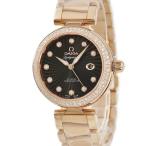 【3年保証】 オメガ デ ヴィル レディマティック CO-AXIAL 425.65.34.20.63.002 新品 K18RG無垢 純正ダイヤ 茶 自動巻き メンズ 腕時計